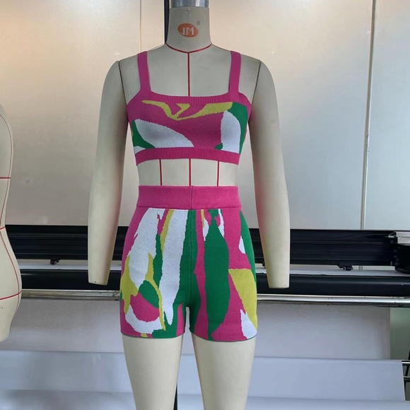 Two Piece Short Set - Picture 1 of 2